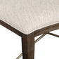 Westley Falls - Curved Bench With Upholstered Seat - Graphite