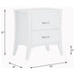 Babb - Accent Table - White