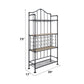 Edina - Wine Rack - Oak & Sandy Black