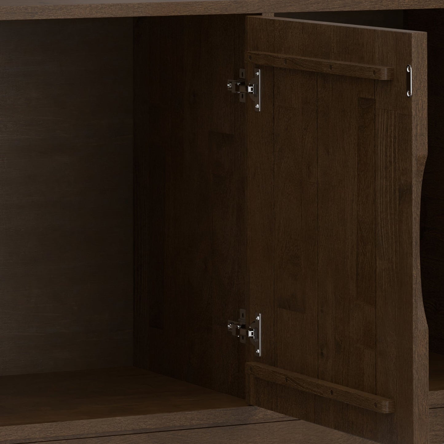 Harper 60 Inch Wide Solid Wood Sideboard Buffet