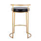 Round 26" Contemporary Fixed-Height Counter Stool