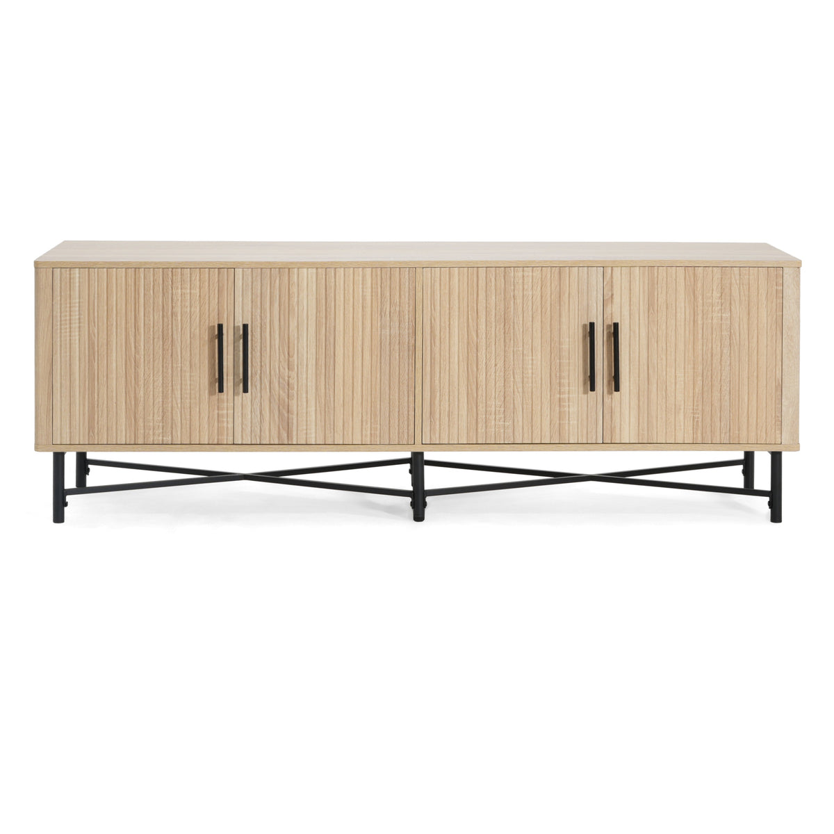 Functional 4-Door TV Cabinet