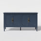 58.9" Blue Buffet Cabinet