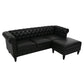 U-style 85" Modern 4-Seater L-Shaped Sectional Sofa