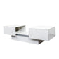 Coffee Table with Sliding Tabletop and Hidden Storage