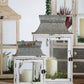 Wooden Candle Lantern Decorative Set of Two for Indoor and Outdoor Use