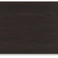 Covetown - Two Drawer Night Stand - Dark Brown