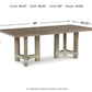 Chrestner - Rectangular Dining Room Table - Gray