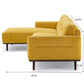 Ella - L-Shaped Sectional Couch - view 4