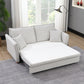 Oren Gray Chenille Sleeper Sectional Sofa