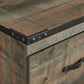 Trinell - TV Stand With Electric Fireplace - Brown