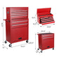 8-Drawer Rolling Tool Storage Cabinet with Detachable Top Tool Box
