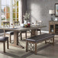Raphaela - Dining Table - Weathered Cherry