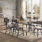 Edina - Dining Table - Oak & Sandy Black