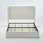 Carmen Upholstered Wingback Bed - California King