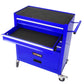 4 Drawers Multifunctional Tool Cart with Wheels - Blue