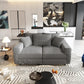 82.7" Plush Corduroy 3-Seat Sofa