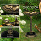 Outsunny 32" Antique Bird Bath with Planter Base