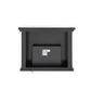 Nysa - 40" Fireplace - Mirrored & Faux Crystals