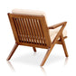 Martelle Twill Weave Accent Armchair