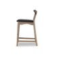 Hester Solid Wood Upholstered Square Bar Chair (Set Of 2)