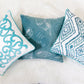 Blue and Spa Seashells Pillowcase