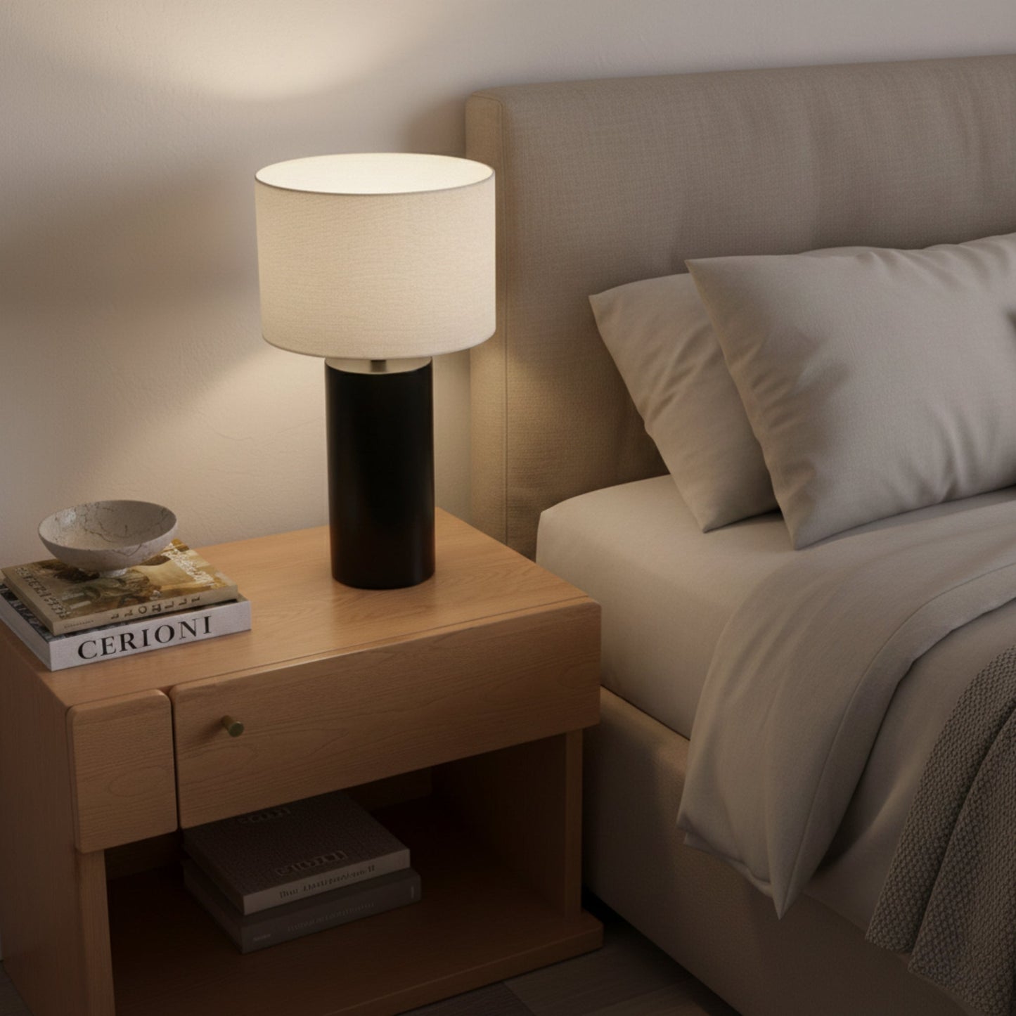 Aura Black Table Lamp