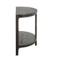 Boswell - Demilune Sofa Table - Peppercorn