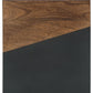 Trailbend - Accent Table - Brown / Gunmetal