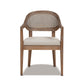 Americana Mid-Century Modern Cane Back Dining Chair