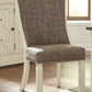 Bolanburg - Dining UPH Side Chair (Set of 2) - Lattice Back - Brown / Beige