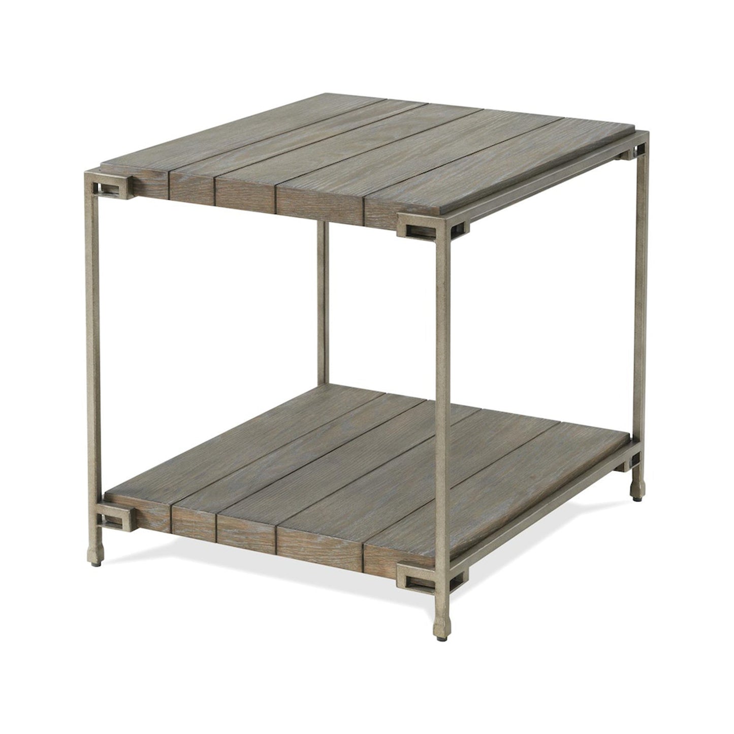 Corbeta 3-Piece Metal Frame Wood Living Room Coffee Table Set