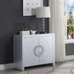 Cicero - Console Cabinet - Platinum