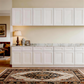 White Shaker Solid Wood Wall Cabinet with Soft-Close Doors
