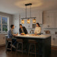 Elysian Three Lights Island Pendant Lamp