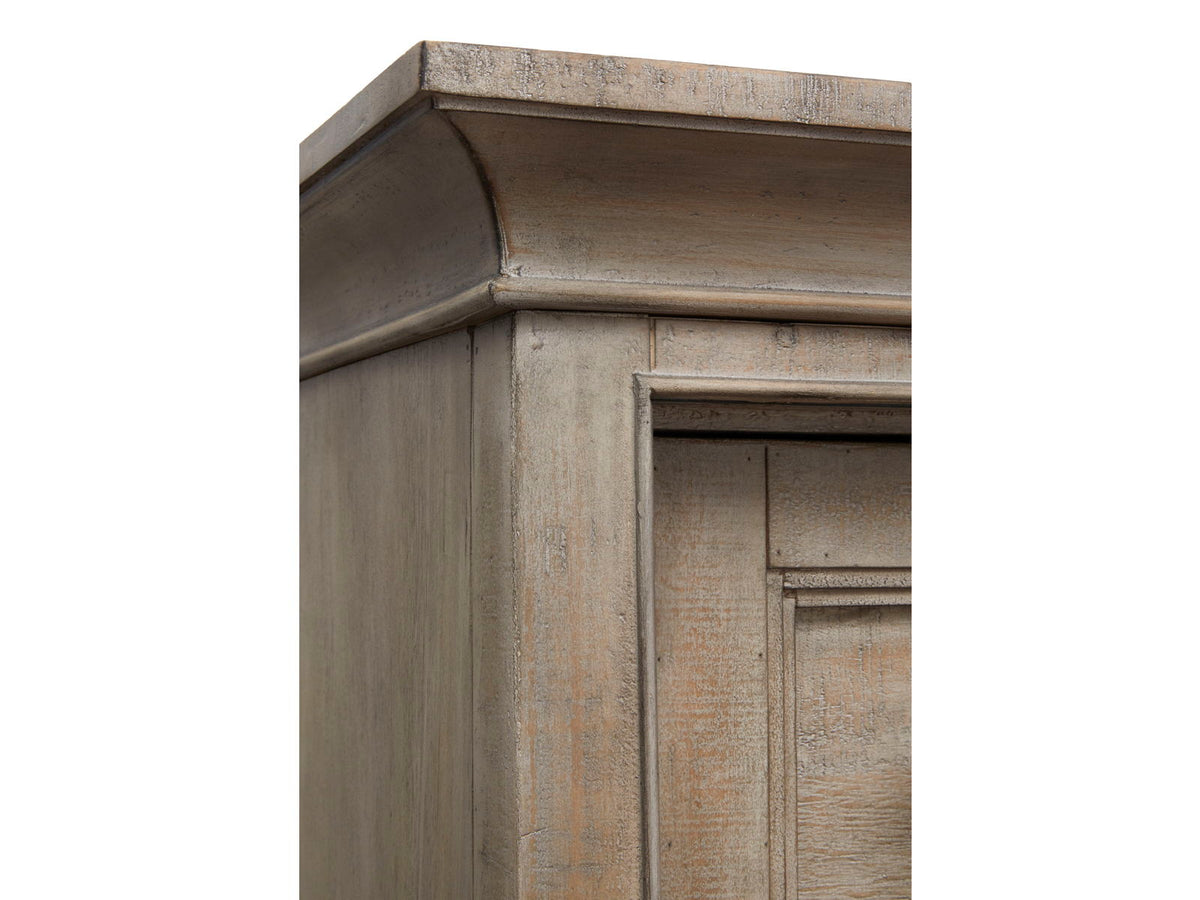 Paxton Place - Wood Door Chest - Dove Tail Gray