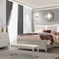 Cross Glam Champagne Queen Bed With LED