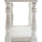 Havalance - Flip Top Sofa Table - Gray / White