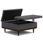 Mariah Lift Top Table Storage Ottoman