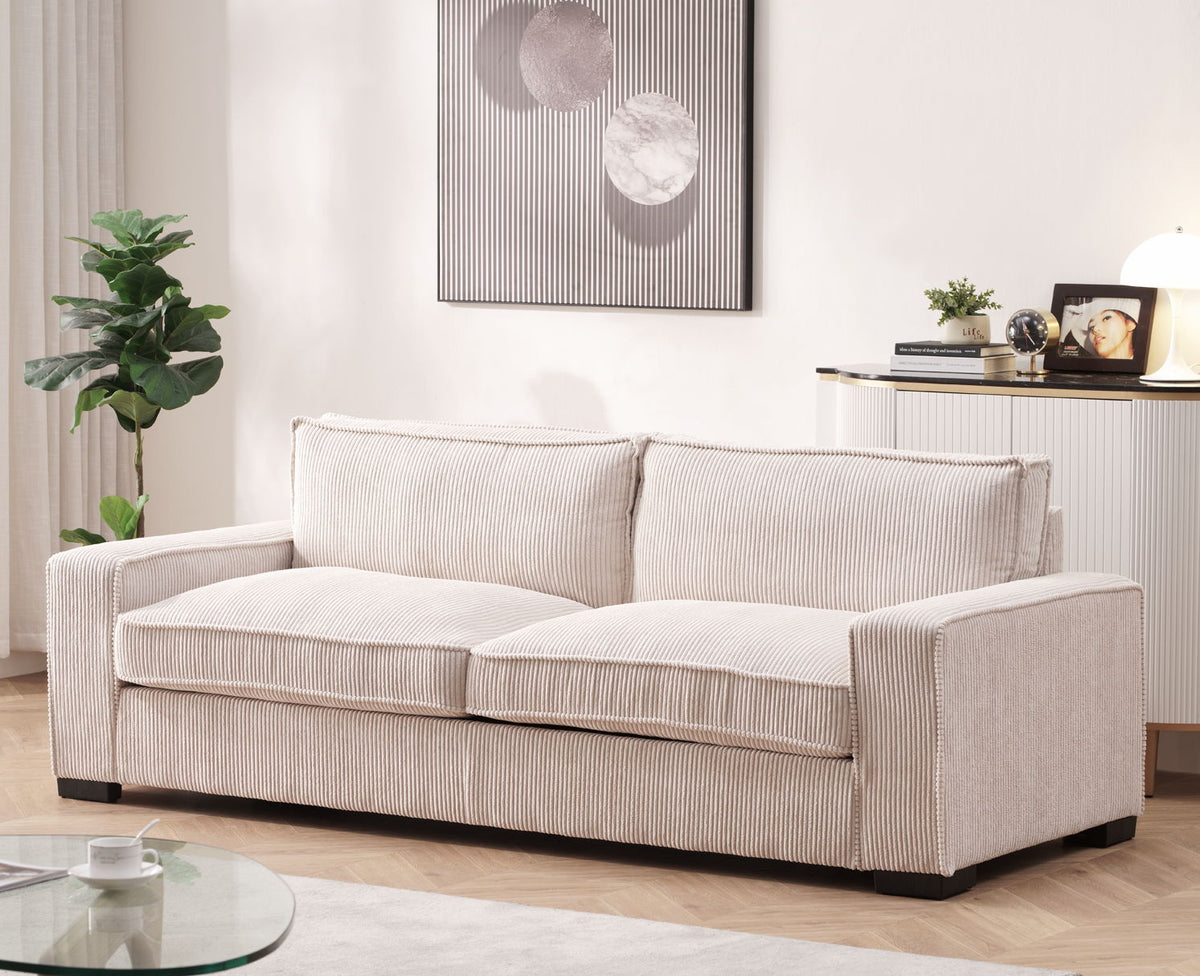 Luxe - Sofa With Sleek Design, Spacious And Comfortable 3 Seater Couch - view 2