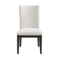 Brown Upholstered Dining Chairs, Set Of 2