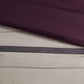 7 Pc Pieced Faux Suede Comforter Set Purple Cal King