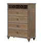 Simple Contemporary 1pc Chest of Drawers Rustic