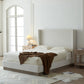 Hosford Upholstered Wingback Bed