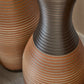 Hand-Woven PVC Rattan Vases Set of 3