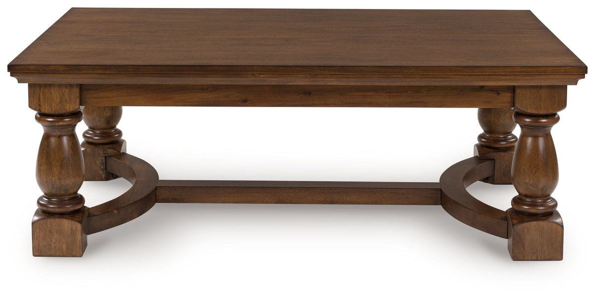 Sturlayne - Rectangular Cocktail Table - Brown - view 3