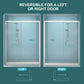 48" W x 72"H Single Sliding Bypass Shower Enclosure