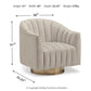 Penzlin - Swivel Accent Chair - Pearl