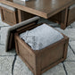 Boardernest - Cocktail Table With 4 Stools (Set of 5) - Brown
