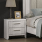 Contemporary 2-Drawer Nightstand - Mist
